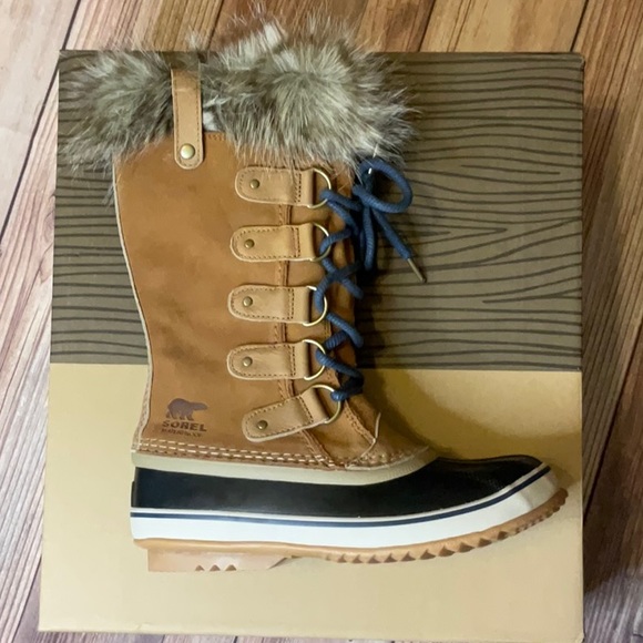 Sorel Joan of Arctic Waterproof Boots in Elk / Dark Mountain - New in Box - Picture 9 of 11